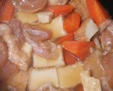 厚揚げ、ニンジン、胸肉の炊き合わせ作り方6写真