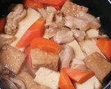 厚揚げ、ニンジン、胸肉の炊き合わせ作り方7写真