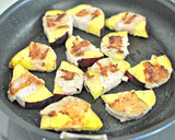 さつまいもの豚肉巻き ねぎ生姜だれで作り方4写真