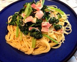 小松菜と桜えびの和風パスタ♪妊婦さんにも作り方6写真
