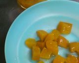 厚切りハムのステーキ　フルーツソース作り方1写真