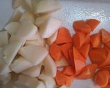 超~簡単もつ煮(^o^)作り方2写真