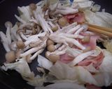 キャベツとしめじのベーコン炒め作り方5写真