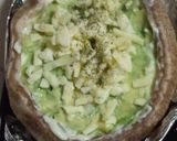 しいたけのアボカドグラタン作り方2写真