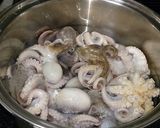 タコのガーリックバター炒め作り方2写真