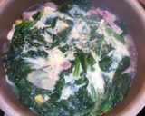 給食★ふわふわ卵とウインナーのスープ作り方7写真