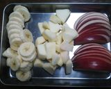りんごとバナナのクランブルケーキ作り方9写真