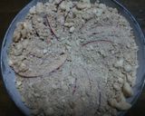 りんごとバナナのクランブルケーキ作り方13写真