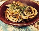 スルメイカとワタの中華ペペロンチーノ風作り方6写真