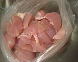 お鍋に…つるっつるプリンプリンムネ肉作り方2写真