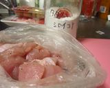 お鍋に…つるっつるプリンプリンムネ肉作り方5写真