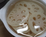 蓮根のはさみ焼き♪作り方1写真
