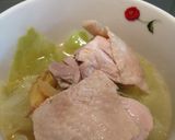 胡麻油と生姜でぽかぽか鶏スープ(麻油鶏)作り方6写真