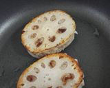 蓮根のはさみ焼き♪作り方9写真