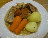 本格コシード(スペイン雛豆の煮込み料理)作り方10写真
