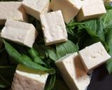 サラダほうれん草と豆腐のキノコサラダ作り方3写真