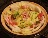 豚バラ白菜なべ作り方1写真