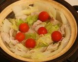 豚バラ白菜なべ作り方3写真