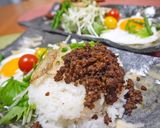 ヨーグルト塩麹DEスパイシーなタコライス作り方6写真