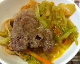 野菜どっさり！ヘルシーすきしゃぶ鍋作り方6写真