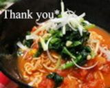 トマトジュースで簡単トマトラーメン♪作り方9写真
