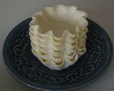 簡単!　３０秒で♪餃子の皮カップ作り方8写真
