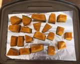 トースターで 焼くだけカボチャ作り方1写真