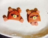 キャラ弁☆簡単すぎるリラックマ弁当作り方4写真