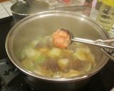 ふわふわ鶏団子のちゃんこ鍋作り方4写真