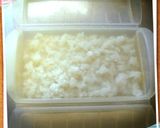 レンジでわかめと卵の雑炊作り方1写真