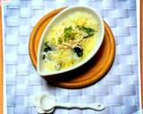 レンジで鶏と卵の中華粥(雑炊)作り方4写真