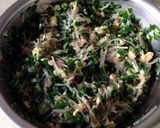 焼きニラ饅頭(韮菜盒子)作り方5写真
