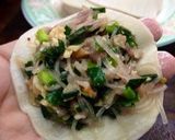 焼きニラ饅頭(韮菜盒子)作り方6写真