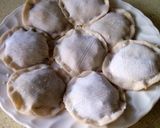 焼きニラ饅頭(韮菜盒子)作り方9写真