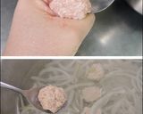 おから入り肉団子ときのこのスープ作り方4写真