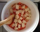 たっぷり野菜と鮭のクラムチャウダー♥︎作り方2写真