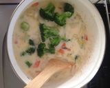 たっぷり野菜と鮭のクラムチャウダー♥︎作り方5写真