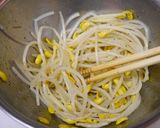 ヘルシー♪豆もやしとササミの和え物作り方4写真