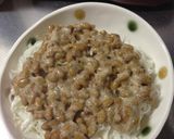 ケチャップで！キャベツ納豆卵丼作り方4写真