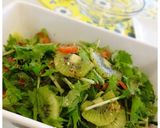 水菜とキウイのビタミンたっぷりサラダ★作り方4写真