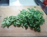 鶏肉とクレソンのスープ作り方2写真