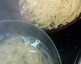 ウインナーとネギの焦がし醤油パスタ作り方5写真