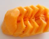 大満足！デザート　柿パフェ☆作り方1写真