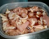 ジューシー★鶏の炊き込みご飯作り方1写真