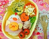キャラ弁に☆簡単にわとり親子おにぎり♪作り方4写真