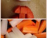 大根＊人参＊手羽中のほっこり生姜煮♥︎作り方1写真