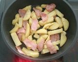 チーズが伸びーる♡ポテトベーコン焼き作り方4写真