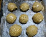 緑茶葉メロンパン。作り方4写真