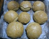 緑茶葉メロンパン。作り方5写真