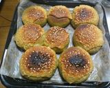 緑茶葉メロンパン。作り方6写真